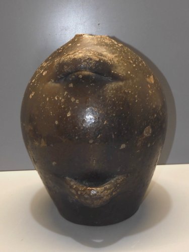 -CRUCHE CHAPELLE DES POTS XVIIIe GROSSE GOURDE à 4 ANSES  MANQUE GOULOT déco   D