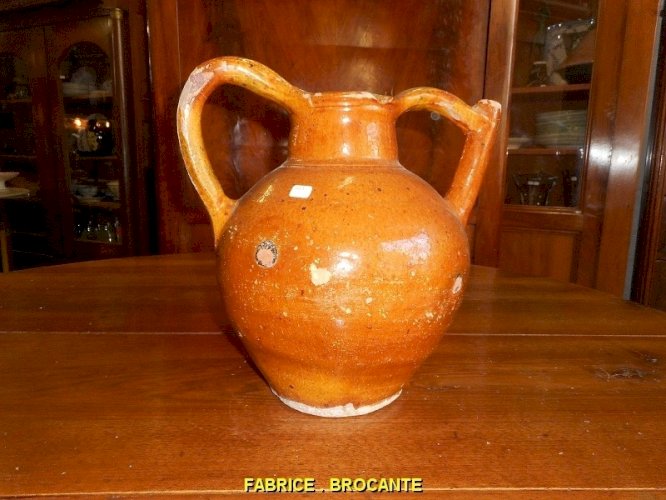 CRUCHE EN TERRE VERNISSEE N° 2