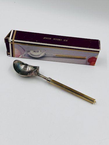 Cuillère à glace vintage avec boîte
