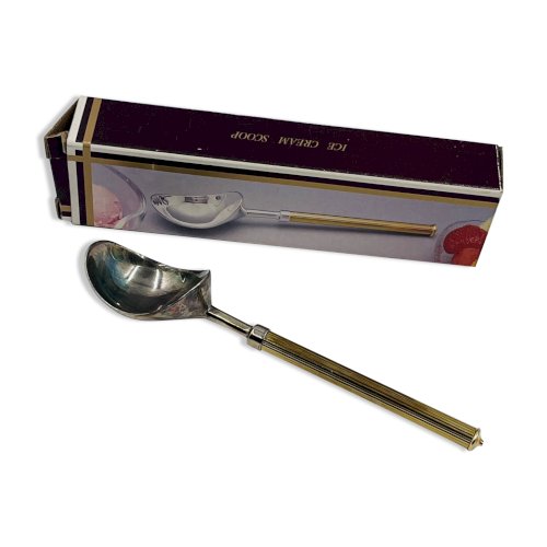 Cuillère à glace vintage avec boîte