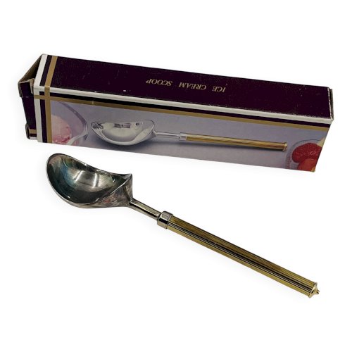 Cuillère à glace vintage avec boîte