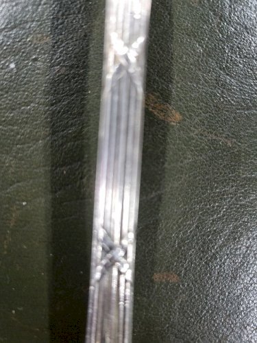 CUILLERE A RAGOUT CHRISTOFLE RUBANS CLOCHETTES EN METAL ARGENTE