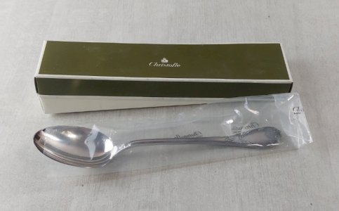 Cuillère à service, décor Marly, en métal argenté, Christofle ^
