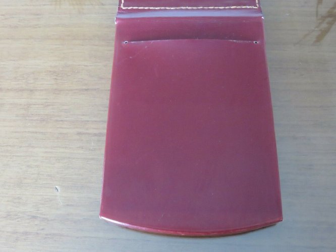 CUIR PIQUE SELLIER, TAMPON BUVARD ET PORTE BLOC NOTES ANNEES 50 60 VINTAGE