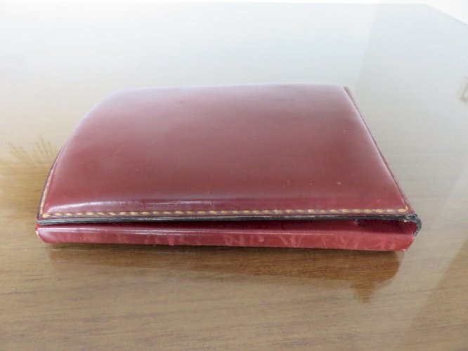 CUIR PIQUE SELLIER, TAMPON BUVARD ET PORTE BLOC NOTES ANNEES 50 60 VINTAGE