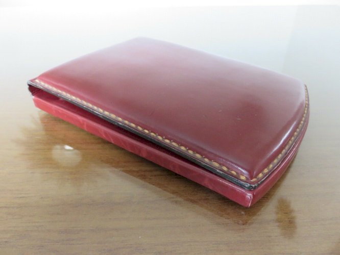 CUIR PIQUE SELLIER, TAMPON BUVARD ET PORTE BLOC NOTES ANNEES 50 60 VINTAGE