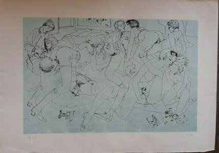  Curiosa - Erotic Lithograph - 1968 - Artist Proof - The 60s