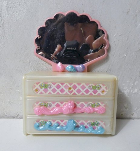 Dame Boucleline meubles de la chambre coiffeuse vintage
