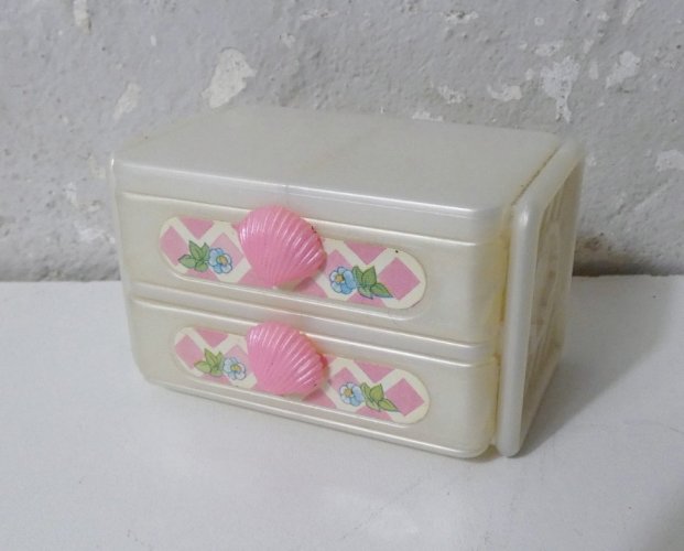 Dame Boucleline meubles de la chambre coiffeuse vintage