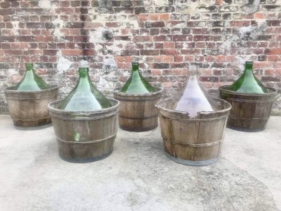 Vintage Dame Jeanne, 110 euros each, antique carboys