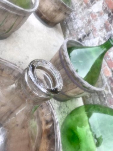 Dame Jeanne vintage, 110 euros pièce, bonbonnes anciennes