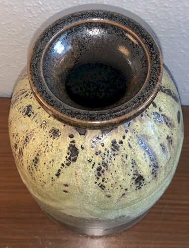 Daniel de Montmollin à Taizé remarquable vase en grès