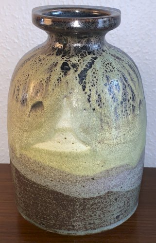 Daniel de Montmollin à Taizé remarquable vase en grès