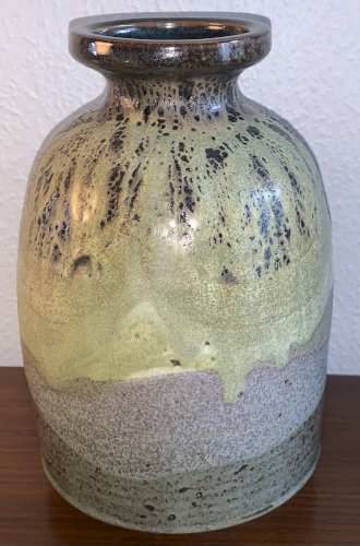 Daniel de Montmollin à Taizé remarquable vase en grès