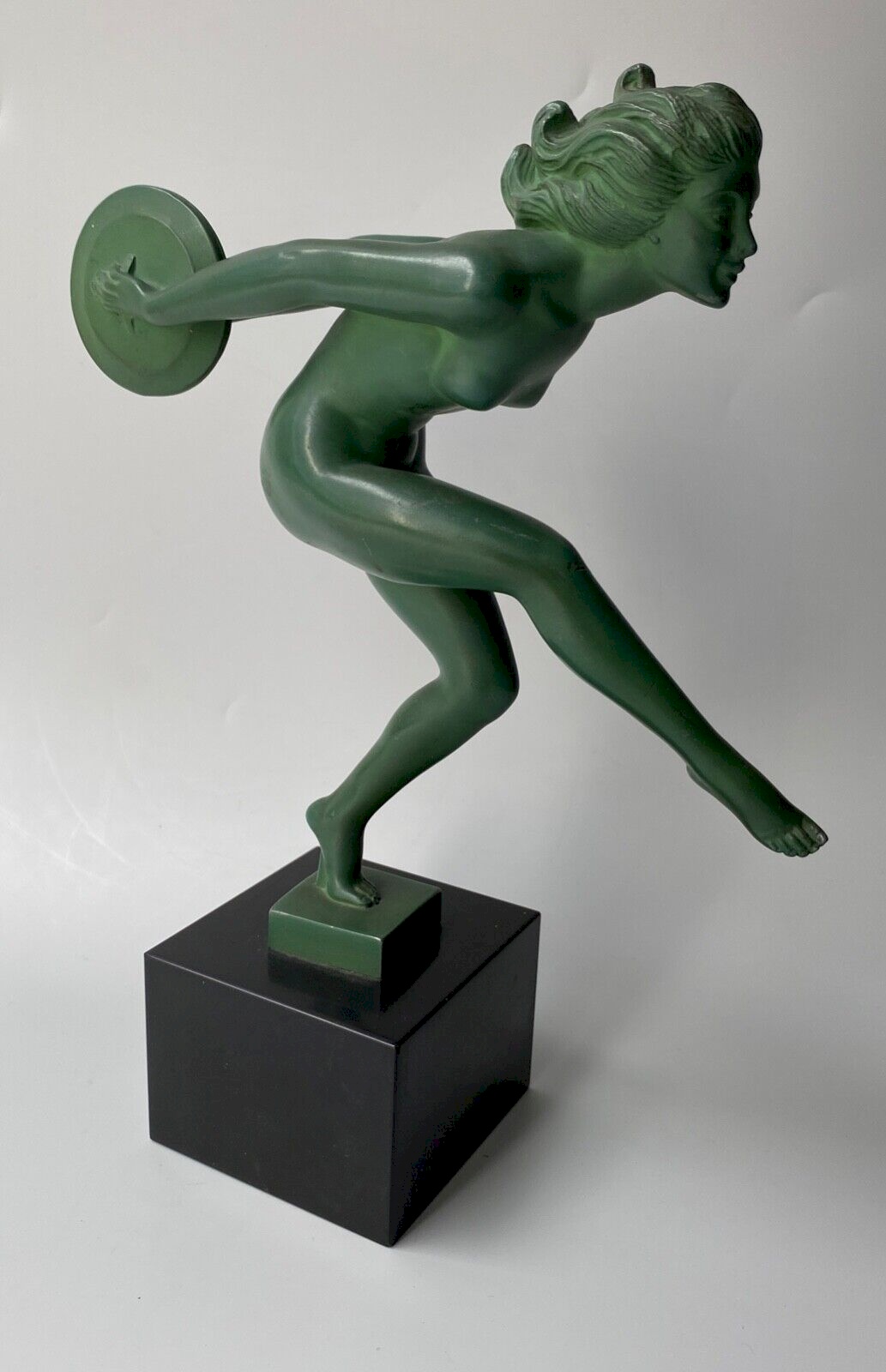 SCULPTURE ART DÉCO d'un faisan doré sur socle marbre signé (Salvatore Mélanie) EUR 230,00