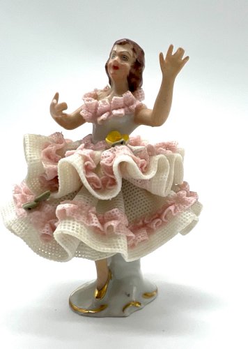 Danseuse en porcelaine Sandizell Dresden — 9 cm