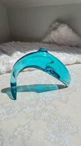 Dauphin bleu Baccarat