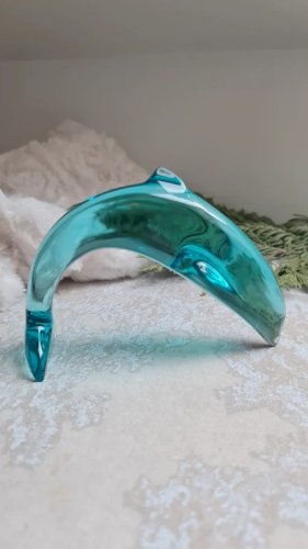 Dauphin bleu Baccarat