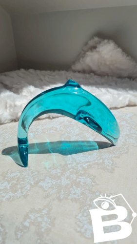 Dauphin bleu Baccarat