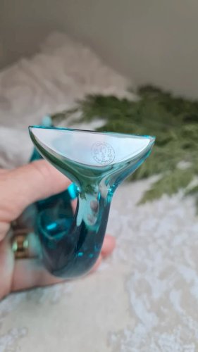 Dauphin bleu Baccarat