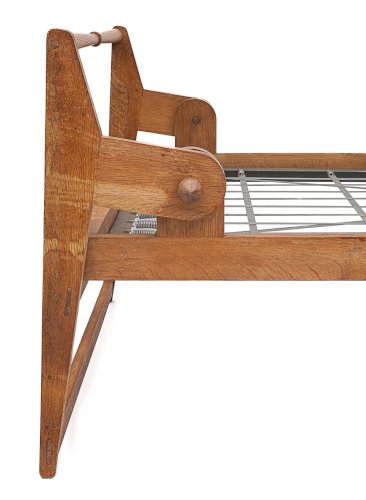 Daybed ancien pliable par Guillerme et Chambron