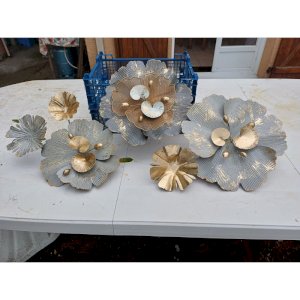 Metal Decor Flowers