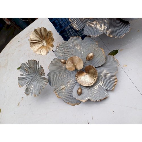 Déco Métal  Fleurs 