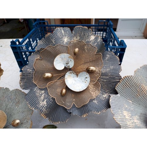 Déco Métal  Fleurs 