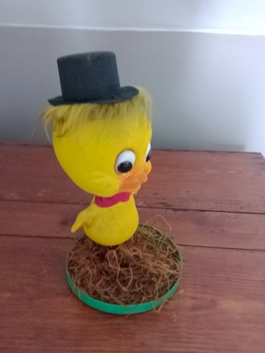 Décoration de Pâques canards datant des années 1970