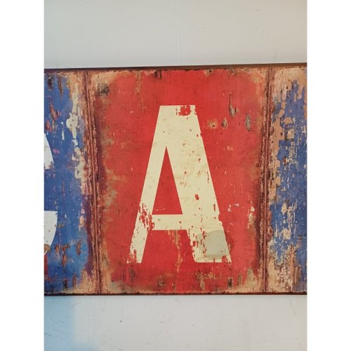 Décoration Publicitaire  Café en Tole