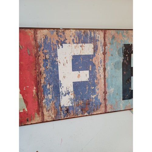 Décoration Publicitaire  Café en Tole