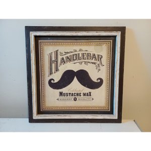 Advertising Decoration Barber Hairdresser in Wood