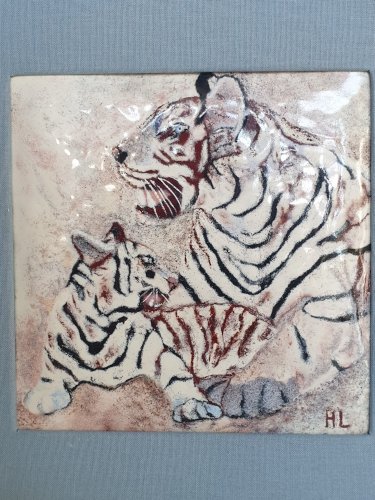 Décoration tigre blanc inspiré par Danielle Beck