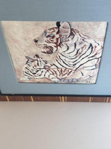 Décoration tigre blanc inspiré par Danielle Beck