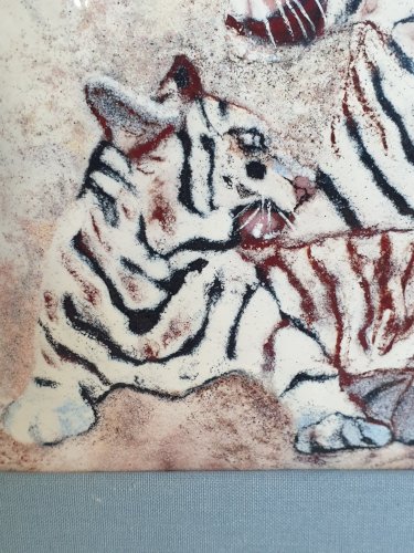 Décoration tigre blanc inspiré par Danielle Beck