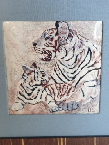 Décoration tigre blanc inspiré par Danielle Beck