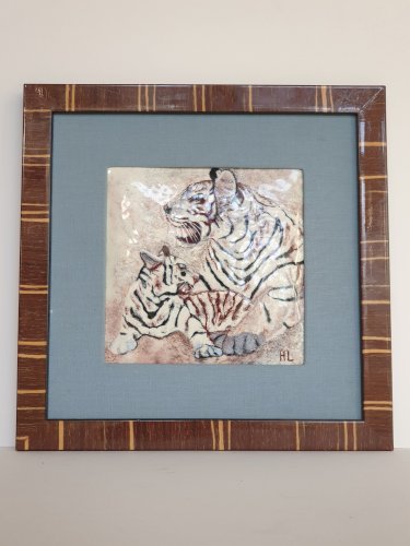 Décoration tigre blanc inspiré par Danielle Beck