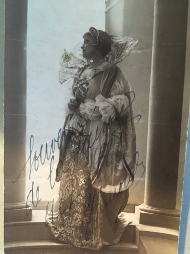 Dedicace Photo Carte Postale Original Autographe Chanteur Opéra Claudel, Rosen..