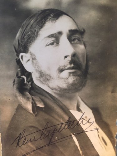 Dedicace Photo Carte Postale Original Autographe Chanteur Opéra Claudel, Rosen..