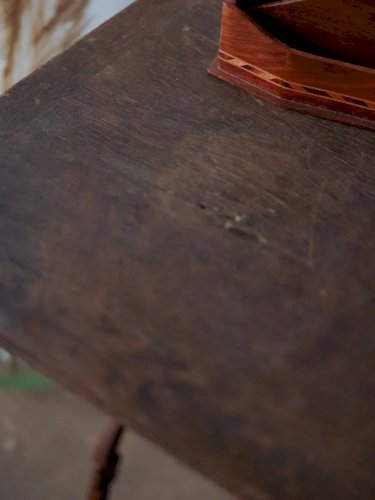 Denise, la table à manger bistro en fer forgé N°86