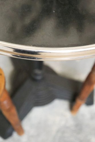 Denise, la table à manger bistro noire N°73