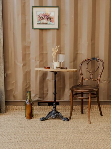 Denise, la table de bistro en bois N°53