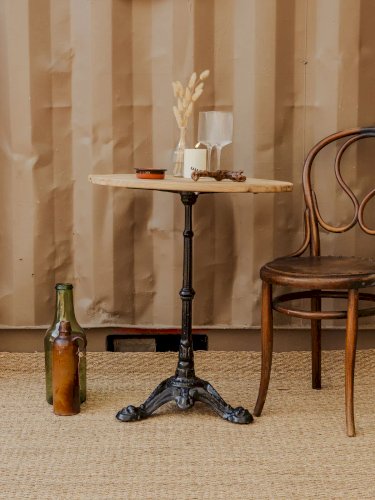 Denise, la table de bistro en bois N°53