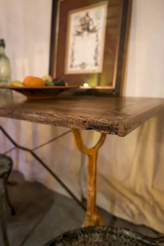 Denise, la table de bistrot en bois N°69