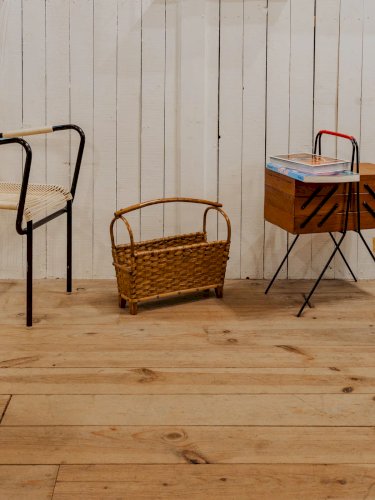 Désiré, le porte-revues en bois et osier N°140