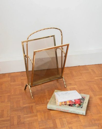 Désiré, le porte-revues en laiton Maison Baguès N°145