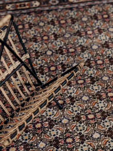 Désiré, le porte-revues en osier et métal N°132