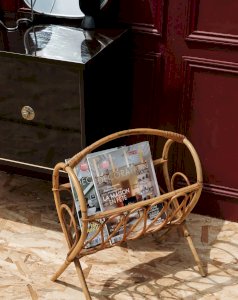 Desired, the rattan magazine rack No. 53