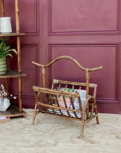 Desired, the rattan magazine holder No. 63