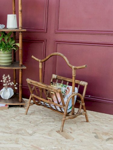 Désiré, le porte-revues en rotin N°63